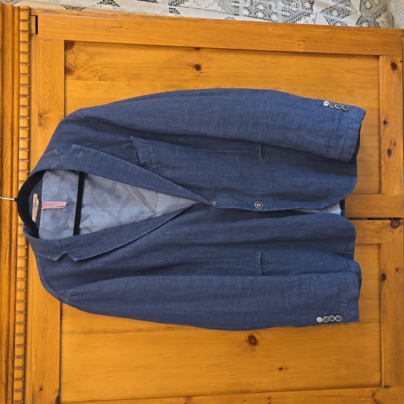 Stone Rose Linen Sport Jacket - Picture 1 of 11